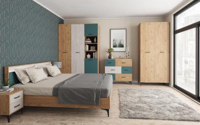 Bedroom furniture set Teriya Bedroom furniture set